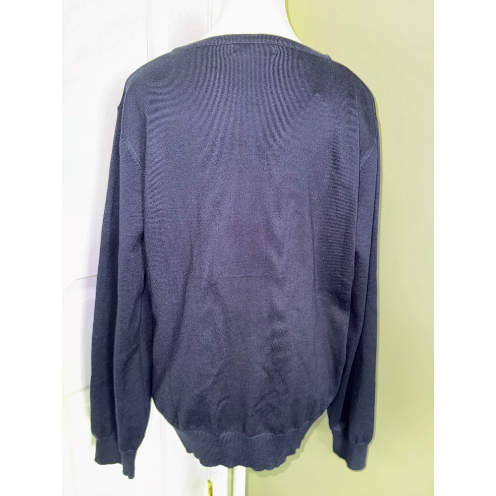 Grace Karin Navy Blue Cardigan Sweater Womens 3XL Button Front Long Sleeve Knit - Picture 2 of 9